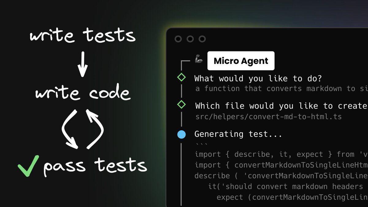 Introducing Micro Agent: An (Actually Reliable) AI Coding Agent